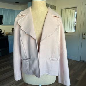 Anthropologie Elevenses Blush Pink Shacket Size Medium